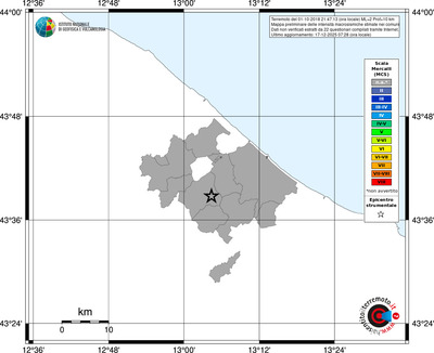 Mappa MCS - territori comuni