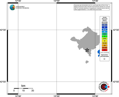 Mappa MCS - territori comuni