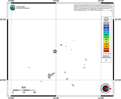 Mappa MCS - territori località