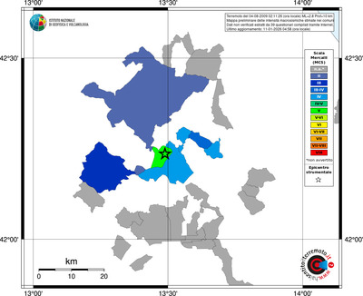Mappa MCS - territori comuni
