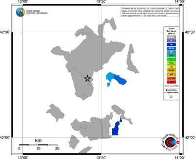 Mappa EMS - territori comuni