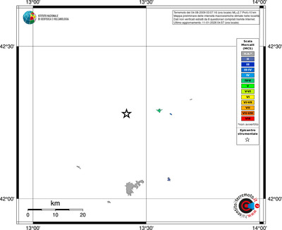 Mappa MCS - territori località