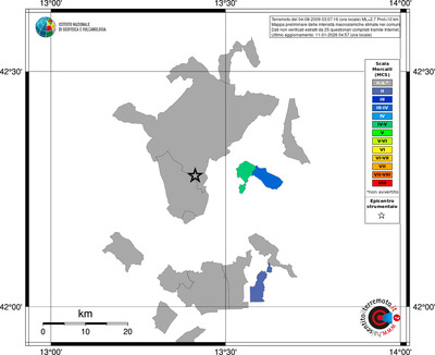Mappa MCS - territori comuni