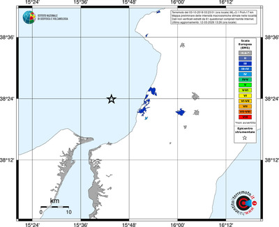 Mappa EMS - territori località