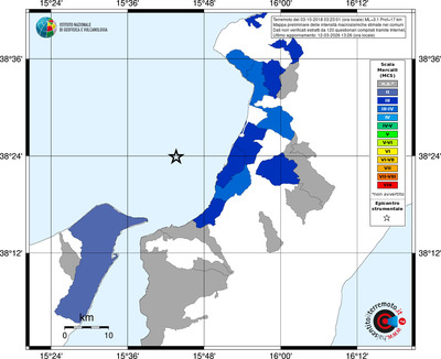 Mappa MCS - territori comuni