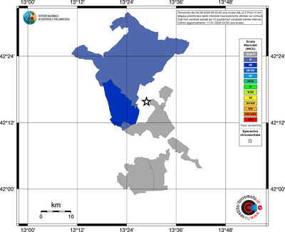 Mappa MCS - territori comuni