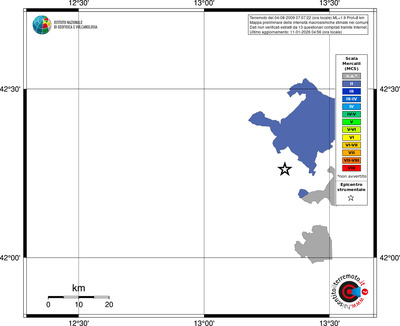Mappa MCS - territori comuni