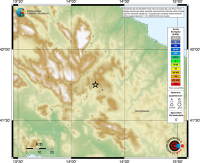 Mappa EMS - località