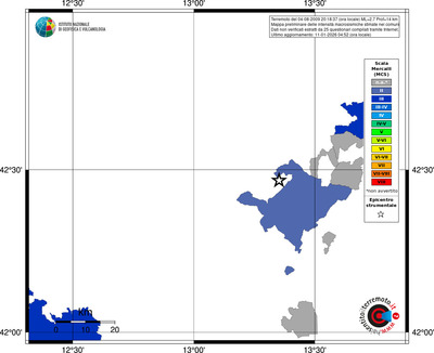 Mappa MCS - territori comuni