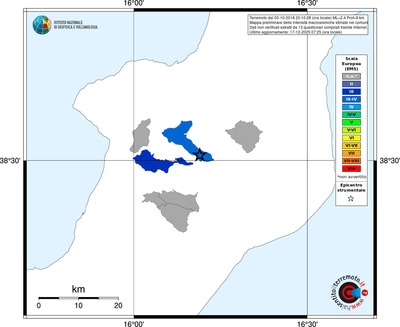 Mappa EMS - territori comuni