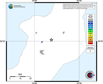Mappa MCS - territori località