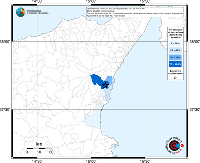 Mappa territorio comunale con almeno 3 questionari