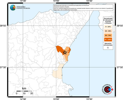 Mappa territorio comunale con almeno 3 questionari