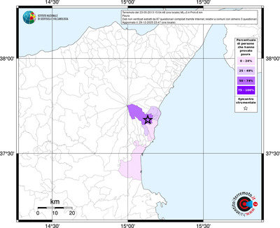 Mappa territorio comunale con almeno 3 questionari