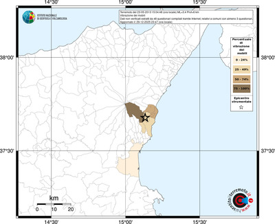 Mappa territorio comunale con almeno 3 questionari