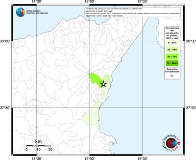 Mappa territorio comunale con almeno 3 questionari