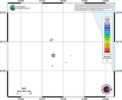 Mappa EMS - territori località