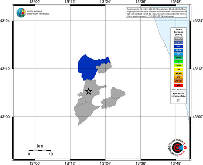 Mappa EMS - territori comuni