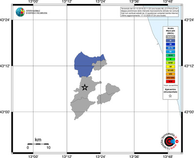 Mappa MCS - territori comuni
