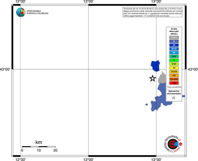 Mappa MCS - territori comuni