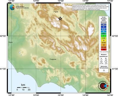 Mappa EMS - località