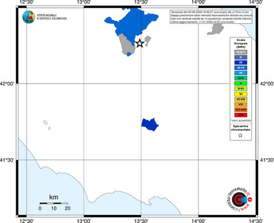 Mappa EMS - territori comuni
