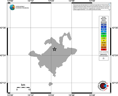 Mappa MCS - territori comuni
