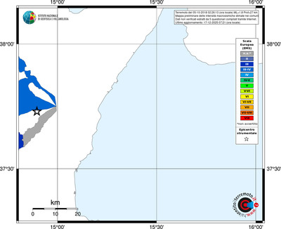 Mappa EMS - territori comuni
