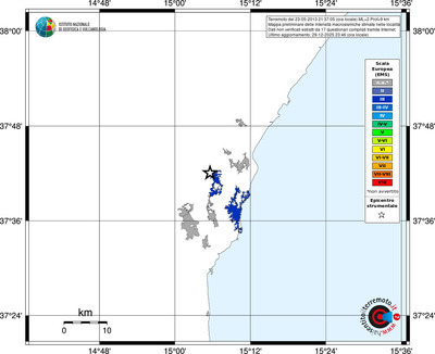 Mappa EMS - territori località