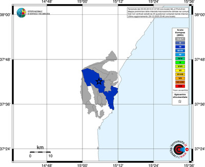 Mappa EMS - territori comuni