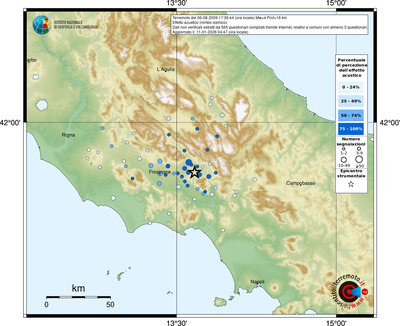 Mappa comuni con almeno 3 questionari