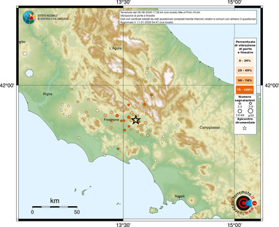 Mappa comuni con almeno 3 questionari