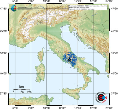 Area di invio delle email agli iscritti