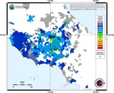 Mappa MCS - territori comuni