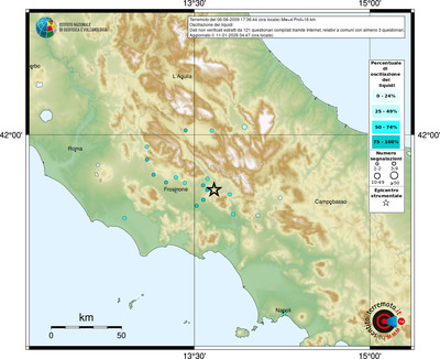 Mappa comuni con almeno 3 questionari