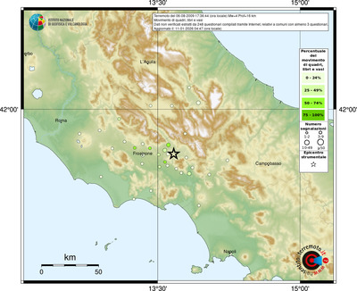 Mappa comuni con almeno 3 questionari