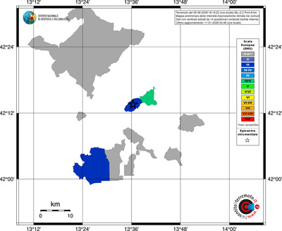 Mappa EMS - territori comuni