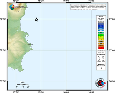 Mappa EMS - località
