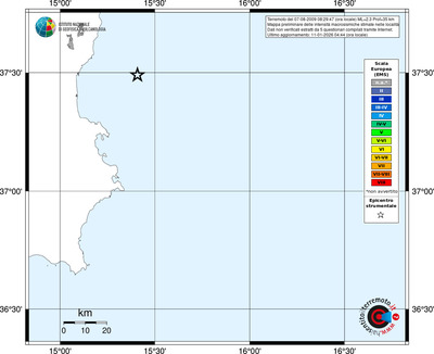 Mappa EMS - territori località
