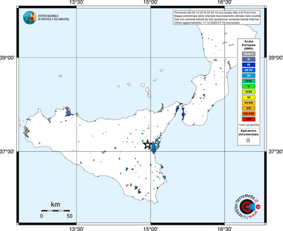 Mappa EMS - territori località