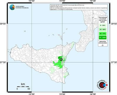 Mappa territorio comunale con almeno 3 questionari