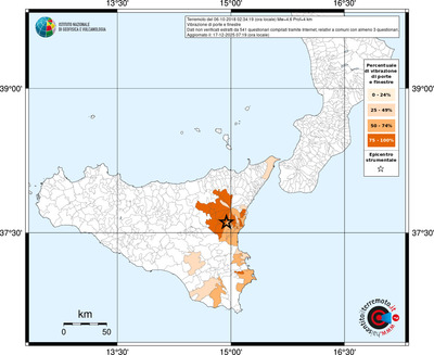 Mappa territorio comunale con almeno 3 questionari