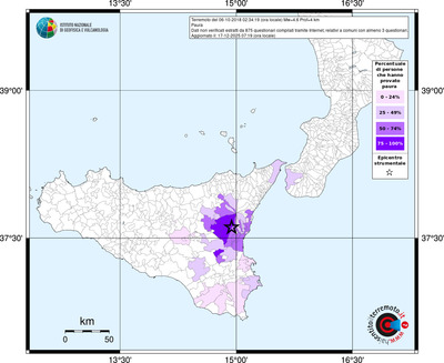 Mappa territorio comunale con almeno 3 questionari