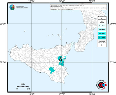 Mappa territorio comunale con almeno 3 questionari