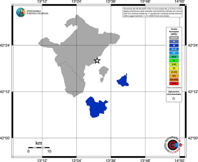 Mappa EMS - territori comuni