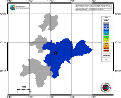 Mappa EMS - territori comuni