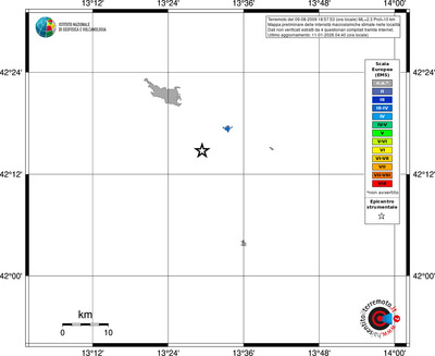 Mappa EMS - territori località