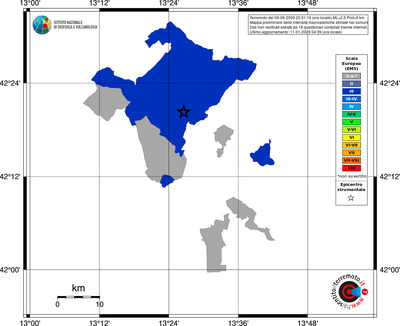 Mappa EMS - territori comuni
