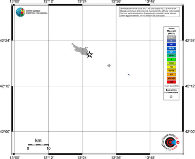 Mappa MCS - territori località