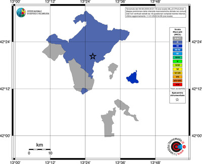 Mappa MCS - territori comuni